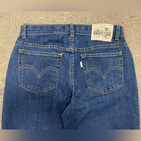 Girl's Mini Mom Silver Tab Levi's Jeans size 12 REG - Picture 7 of 11